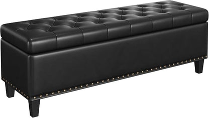 Storage Ottoman Bench, 51-Inch Large Storage Bench - Image 7