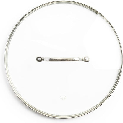 Blue Diamond 8.5” Universal Tempered Glass Lid, Frying Pan Skillet, Oven Safe by BlueDiamondCookware