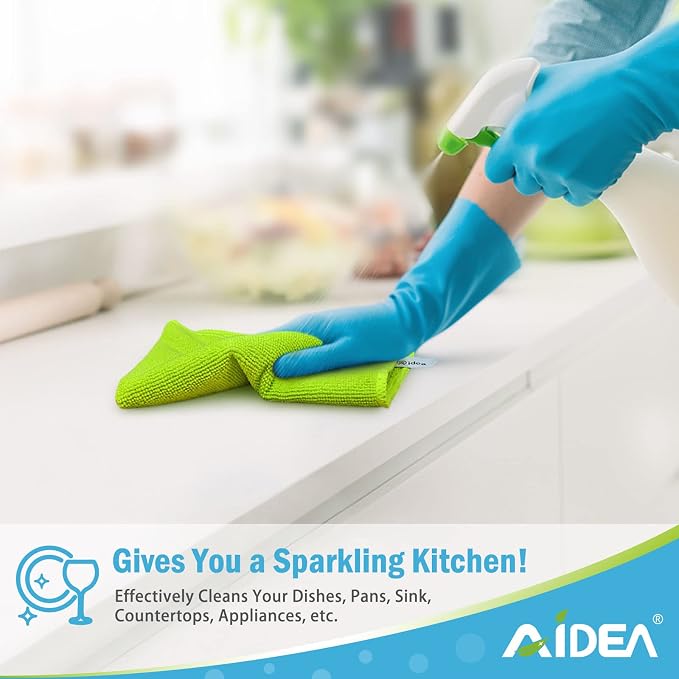 AIDEA Microfiber Cleaning Cloth-50PK, Soft Microfiber Towels - Image 5
