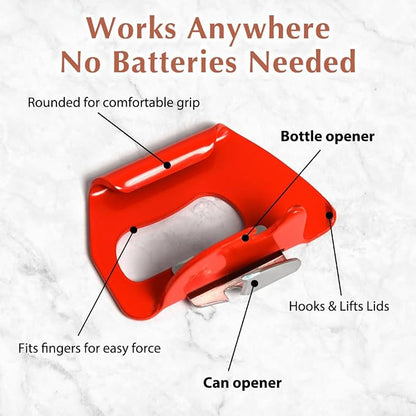 GANGY 2 in 1 Can Opener and Bottle Opener Made in Japan Steel Body - Image 4