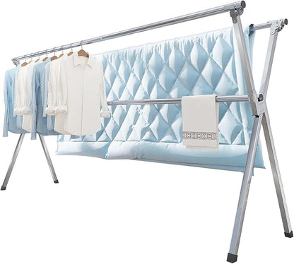 Clothes Drying Rack 95 Inches Folding Outdoor Indoor, Drying Rack Clothing by DiscovertheEleganceofAir-drying