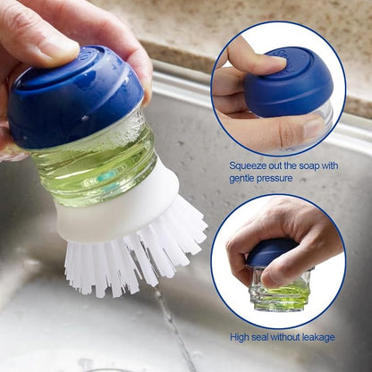 CELOX 2 Pack Dish Brush with Soap Dispenser - Image 2