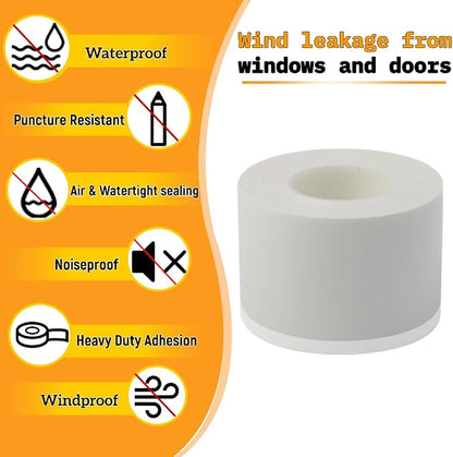 Window Insulation for Winter Weather Sealing Tape 2 Inch x 50 Yards Weather - Image 3