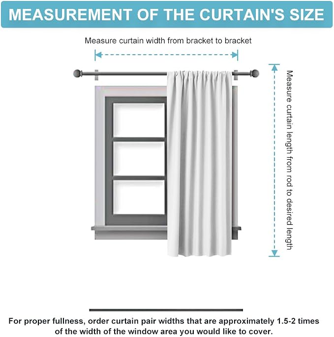 RYB HOME Room Darkening Curtains - Image 8