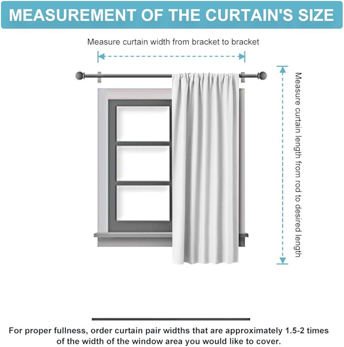 RYB HOME Blackout Curtains for Bedroom - Light Block Insulating Privacy Solar Curtain Set for Kitchen Living Room Home Theater Basement, 42 x 45 per Panel, Navy Blue, 2 Pcs