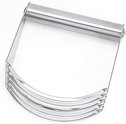 Dough Blender, 4.6 Inch x 4 Inch Stainless Steel Pastry Cutter by YIKANGHENG