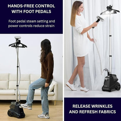 SALAV Commercial-Grade Standing Garment Steamer - Image 6