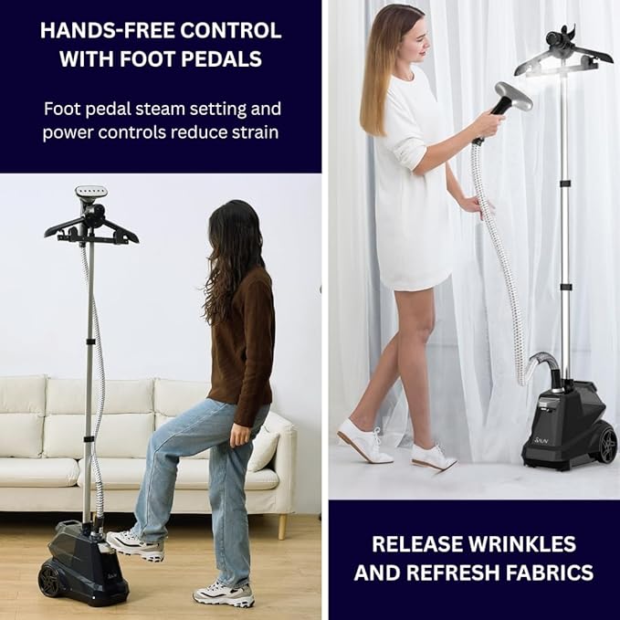 SALAV Heavy Duty Commercial Full-Size Garment Steamer - Image 5