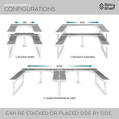 Spicy Shelf Premium – Expandable 2-Tier Spice Rack Organizer - Image 3