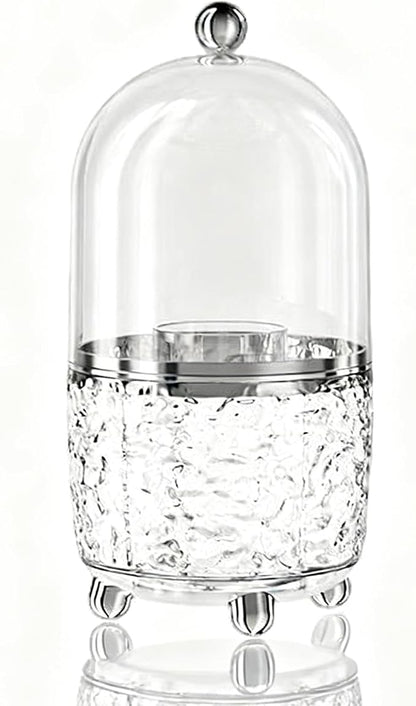 Makeup Brush Holder with Lid, Cosmetic Tools Organizer with Cover, 360° by Unknown