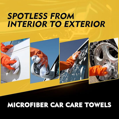HOMEXCEL White Microfiber Cleaning Cloth 50 Pack, 12.5 x 12.5 inch Microfiber - Image 5