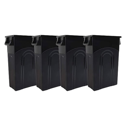 United Solutions Highboy Waste Container, 23 Gallon, Space Saving Slim Profile by UNITEDSOLUTIONS