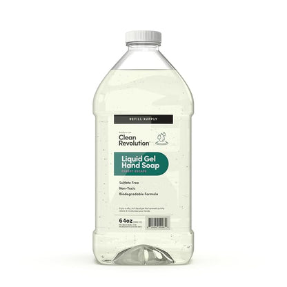 Clean Revolution Liquid Gel Hand Soap, Silky Rich Liquid, Quick Lather by CleanRevolution