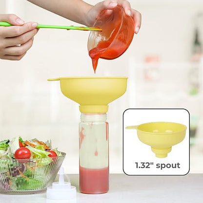 Wide Mouth Kitchen Funnel, Food Grade Plastic Cooking Canning Funnel - Image 7