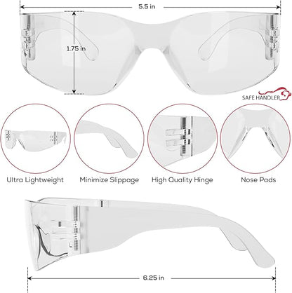 SAFE HANDLER Hyline Anti-Fog Color Safety Glasses Variety, Impact Resistant - Image 4