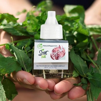 Scent Fill 100% Natural Peppermint Plug in Air Freshener, Scented Oil Refills - Image 3