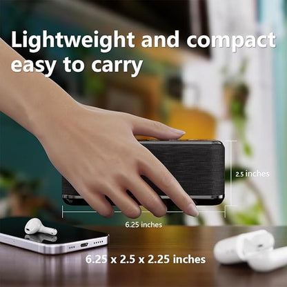 Sound Machine with Bluetooth Speaker, Rechargeable White Noise Machine, Powerful Battery for Sleep, Office, Privacy, Timers Memory Function, 15 Soothing Sound, White Noise, Rain, Fan, Ocean