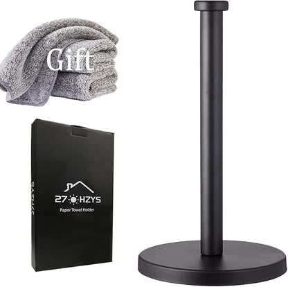Black Standing Paper Towel Holder by Unknown