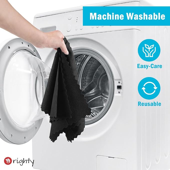 Orighty Black Microfiber Cleaning Cloth, 150 Pack Highly Absorbent Cleaning - Image 6