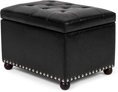 Joveco Leather Storage Ottoman, by Joveco