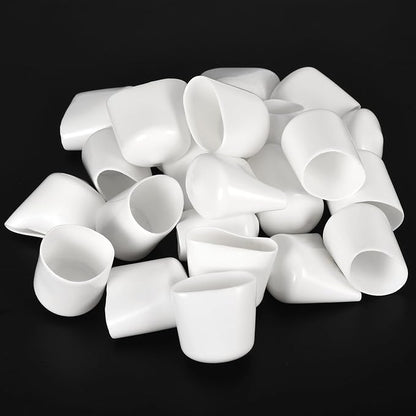 uxcell 20pcs Rubber End Caps 30mm ID Vinyl Round End Cap Cover Screw Thread - Image 4