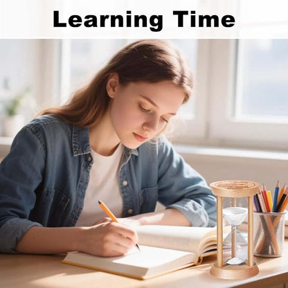 10 Minute Sand Timer Hourglass, 10 Min Wooden Sand Clock, Ten Minute Wood Hour - Image 7