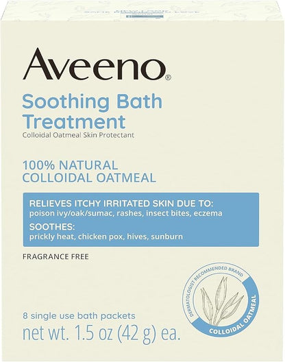 Aveeno Fragrance Free Soothing Bath Treatment, 100% Natural Colloidal Oatmeal - Image 6