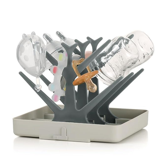 haakaa Baby Bottle Drying Rack, Space Saving Bottle Drying Tree by haakaa