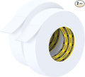 2 Pack Foam Tape 1.77inX16.4FT Sealing Strip Foam Pad Sponge Tape Window Weatherproof, Self-Adhesive Insulation Sealing White
