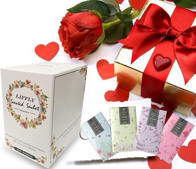 14 Packs Scented Sachets for Drawers and Closets Lavender Fresh Linen - Image 7