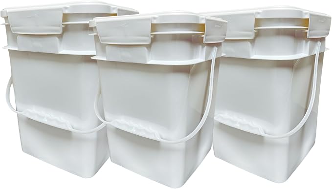 House Naturals 4 Gallon Square Food Grade Bucket Pail - Image 7