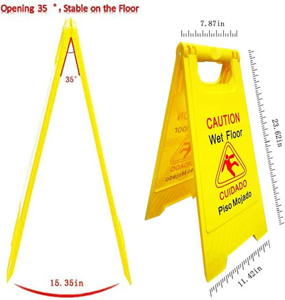 Displayforever 6 Packs Caution Wet Floor Signs - Image 2
