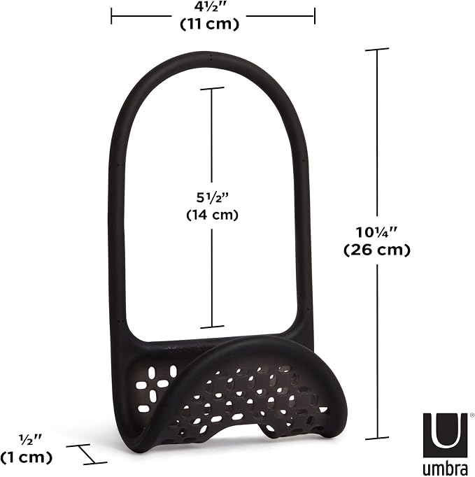 Umbra Sling Sponge Holder for Kitchen Sink – No Suction Cups, Flexible Caddy - Image 3