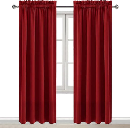 DWCN Christmas Blackout Curtains Room Darkening Thermal Insulated Bedroom - Image 9