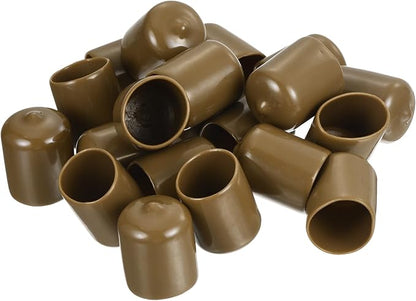 uxcell 20pcs Rubber End Caps 21mm ID Vinyl PVC Round Tube Bolt Cap Cover Screw - Image 4