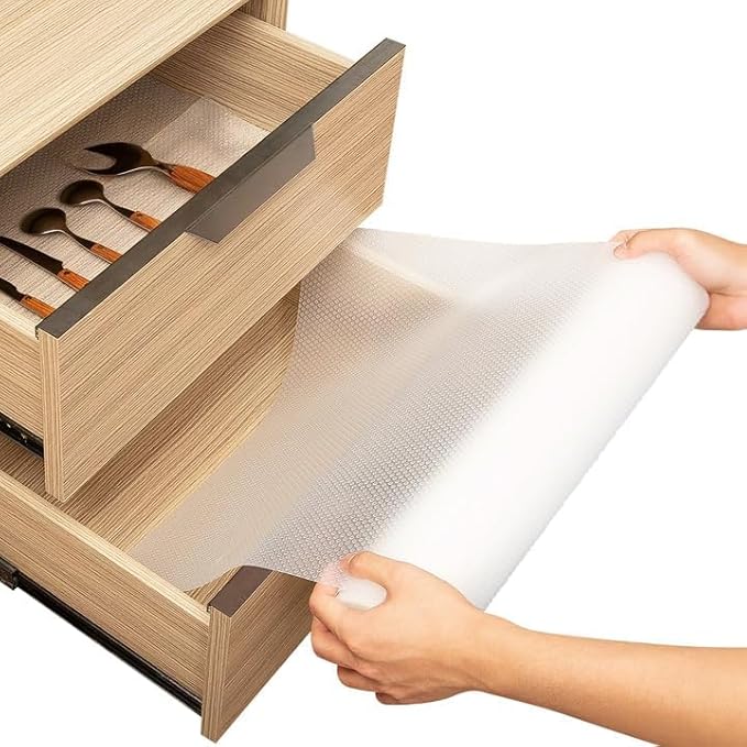 Shelf Liner Drawer Liner for Kitchen Cabinets Non-Adhesive by Linda’s Essentials - Image 8
