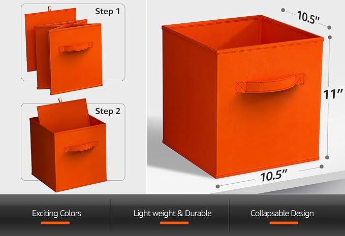 Sorbus Fabric Storage Cubes - Image 5