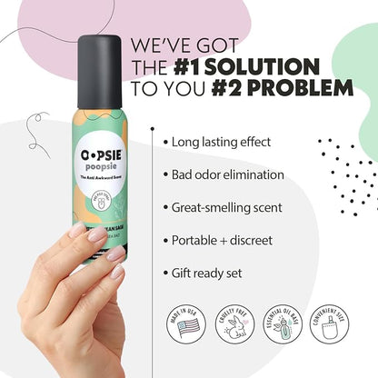 OOPSIE POOPSIE - Mediterranean Sage - Before & After You Go Toilet Spray 2oz - - Image 2