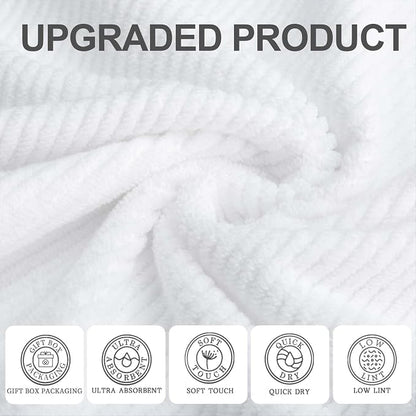 VOOVA & MOVAS White Towels Bathroom Sets - Image 2