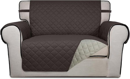 PureFit Reversible Quilted Sofa Cover, Water Resistant Slipcover Furniture by PureFit