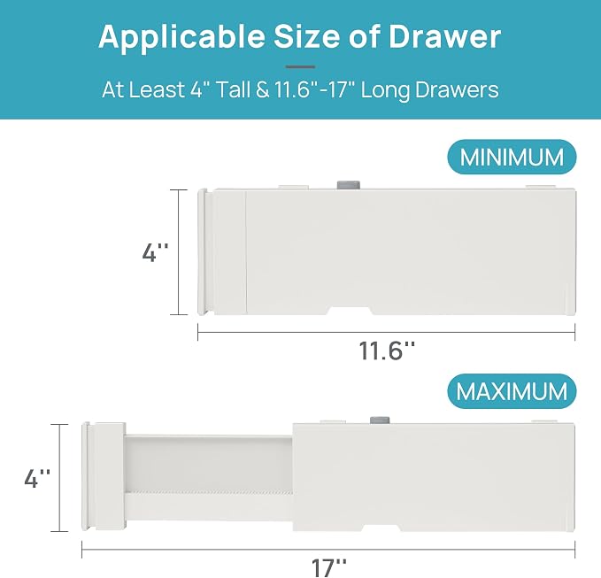 Vtopmart 16 Pack Drawer Dividers - Image 3