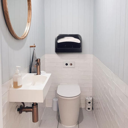 EZbrnd Wall Mount Half-Fold Toilet Seat Cover Dispenser - Image 6