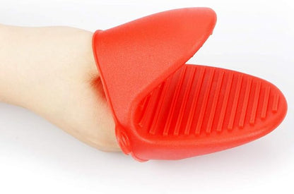 2 Pairs Mini Oven Gloves Silicone Heat Resistant Cooking Pinch Mitts Potholder - Image 6
