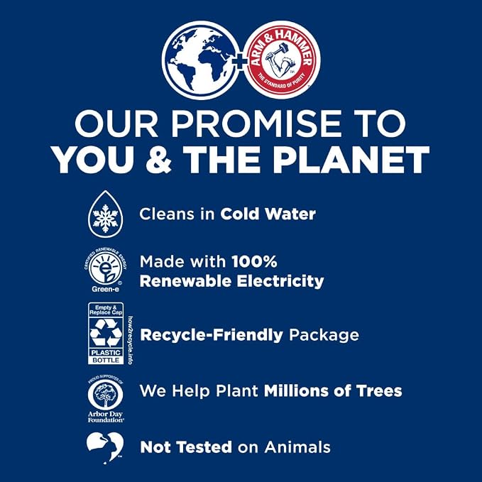 ARM & HAMMER Plus OxiClean Odor Blasters Fresh Burst, 77 Loads Liquid Laundry - Image 11