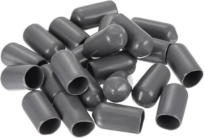 uxcell 20pcs Rubber End Caps 8mm ID Vinyl PVC Round Tube Bolt Cap Cover Screw - Image 4
