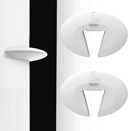 Door Pinch Guard and Door Slam Stopper, Durable Silicone Door Finger Pinch Guard by Neobay