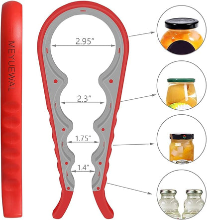 Jar Opener, 5 in 1 Multi Function Can Opener Bottle Opener Kit - Image 2