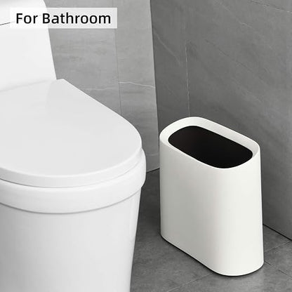 SUBEKYU 2.3 Gal Trash Can for Bathroom, Small Office Garbage Can for Kitchen - Image 4