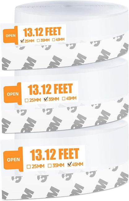 39.37 Ft Door Weather Stripping Door Seal Strip Tape, Silicone Door Draft by Bruiefpap