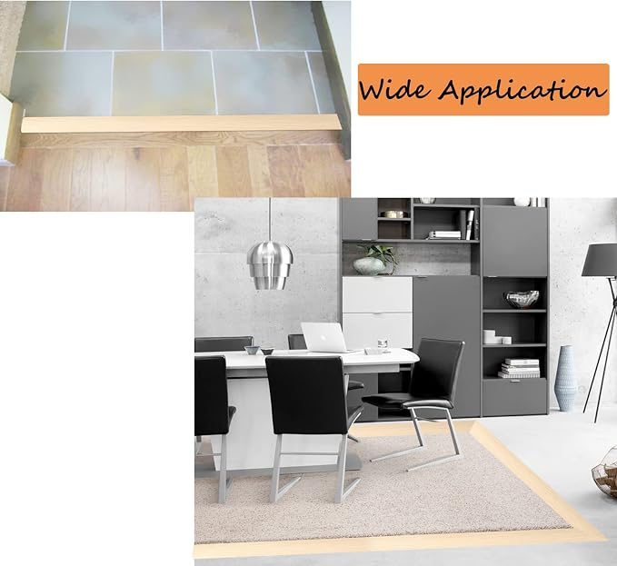 Floor Transition Strip & Self Adhesive Floor Vinyl Floor Edge Trim Laminate - Image 4